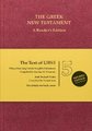 UBS5 Greek New Testament - A Reader's Edition (Hardcover): Barclay M. Newman, Florian Voss