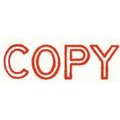 Xstamper Pre-Inked Stamp - Copy (Red Ink): 