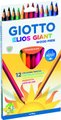 Giotto Elios Giant Colour Pencils (12 Pieces): 