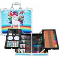 Anzel Unicorn Art Set with Aluminum Box for Kids (Blue)(145 Pieces): 