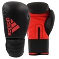 Adidas Hybrid 50 Boxing Gloves (Black and Red)(12oz): 