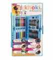 Khoki Flat Brush Set Assorted Brush Tip Colours 4 Piece 3 Pack: 