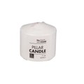 Pillar Candles Scented 3 Pack (7cm x 7cm) (White): 