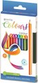 iWrite Colours Bulk Colouring Pencils - 12 + 1 Free HB Pencil (6 Boxes): 
