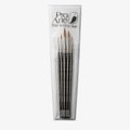 Pro Arte Pure Sable 5-Piece Natural Kolinsky Brush Set: 