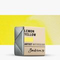 Jackson's Artist Watercolour Paint - Lemon Yellow (Half Pan): 