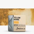 Jackson's Artist Watercolour Paint - Yellow Ochre (Half Pan): 