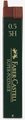 Faber Castell Super Polymer Pencil Leads - 0.50mm - 3H (12 Pack): 