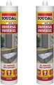 Soudal Universal Silicone Sealant White 270ML (2 Pack): 