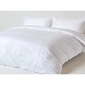 Simply Sleep - Duvet Cover Set - Plain - Poly Cotton - 200 Thread Count - White - Double: 