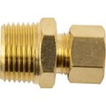 Brass Conical Str. 8mm X 3/8" M: 