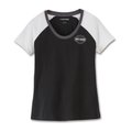 Women's United Raglan Tee - Colorblocked - Black Beauty - M: 