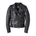 Women's 120th Anniversary Cycle Queen Leather Biker Jacket (L): 
