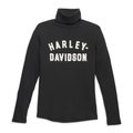 Women's Milwaukee Rib Turtleneck - Black Beauty - L: 