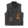 Men's Fuel to Flames Leather Vest - 5XL: 