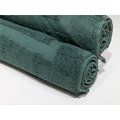 Bunty Plush 100% Cotton Bath Mat (Hunter Green)(Pack of 2)(750gsm)(50 x 80cm): 