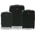 Roller Luggage Trolley Bag - Black (3 Piece) (Hard Plastic) - Only Available to deliver to Major Cities: 