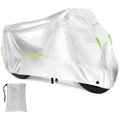 Chenshia Waterproof Motor Bike Cover,210D Oxford Fabric All Weather Proof - Silver: 
