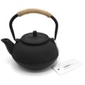 Chenshia Oriental Vintage Stovetop Cast Iron Teapot and Infuser Black 600ml: 
