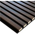 Parrot Slatted Wall Panel 600 x 2400 (Ebony): 