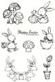 Clear Reusable Stamps - Happy Easter: 