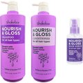 Shakebar Nourish & Gloss 1L Shampoo, Conditioner & 100ml Hair Serum: 