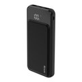 Sn�g 10 000mAh Dual USB Port Digital Display Wireless Powerbank (Black): 