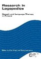 Research in Logopedics - Speech and Language Therapy in Finland (Hardcover): Anu Klippi, Kaisa Launonen