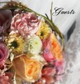 Floral Guest/Visitors Book (Hardcover): Angelis Publications