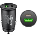 Goobay Dual-USB Fast USB-C PD 27W Car Charger: 