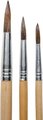 Dala 482 Round Pony Hair Brush Set (3 Pack): 