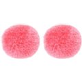 Dala Craft Pom Poms - Pink (70mm)(2 Pack): 