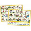 Jolly Phonics Letter Sound Wall Charts - In Precursive Letters (British English edition) (Poster): 