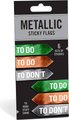 Knock Knock To Do / To Don't No Metallic Sticky Flags (Stickers): Knock Knock