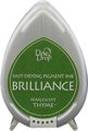 Brilliance D.Drop Ink Pad - Pearlescent Thyme - Pigment Ink: 