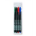 Penflex OHP Water-Sol. Markers (Wallet of 4)(F 0.6mm) - Black, Red, Blue, Green: 