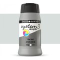 Daler Rowney System 3 Acrylic - Silver Imitation (500ml): 