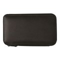 Global Leather Black Folding Colour Pencil Case Holds 24: 