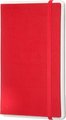 Moleskine Smart Writing Paper Tablet Large Plain Hardcover (Scarlet Red) (Paperback): 