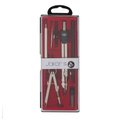 Jakar Student Drawing Piece Set (Includes 138mm Compass, Divider, Spring Bow, Lengthening Bar and 2 Spare Leads): 