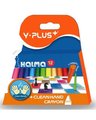 Y-Plus Halma Crayons 12'S (Tri-Grip + Clean Hands): 