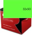 Redfern Colour Code Labels Value Pack (32mm x 50mm)(5 Pack)(Fluorescent Green): 