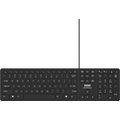 Port Connect Office Executive Low Profile Wired Keyboard (105 Key)(Black): 