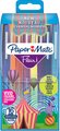 Paper Mate Flair Carnival Felt Tip Pens - Medium 0.7mm (Set of 16): 