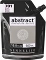 Sennelier Abstract Satin Acrylic Paint - Neutral Grey 701 (500ml): 
