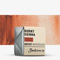 Jackson's Artist Watercolour Paint - Burnt Sienna (Half Pan): 