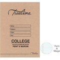 Treeline A4 F&M 48Pg College Exercise Book (Single) - Feint Line & Margin: 