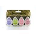 Tsukineko Versamagic Chalk Ink (Flower Pot)(4 Pack Dew Drop): 