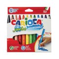 Carioca Jumbo Felt-Tip Pen Set (12 Pack): 