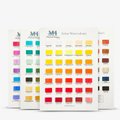 Michael Harding Professional Watercolour Handpainted Colour Chart: 